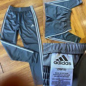 Kids ADIDAS tricot joggers.